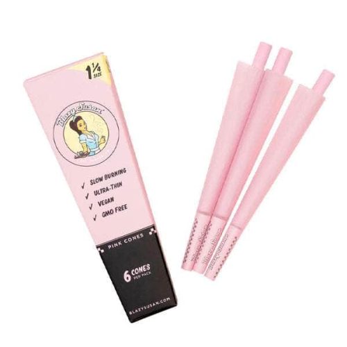 Blazy Susan Pink Cones Blazy Susan Smoking Accessories 1 1/4”