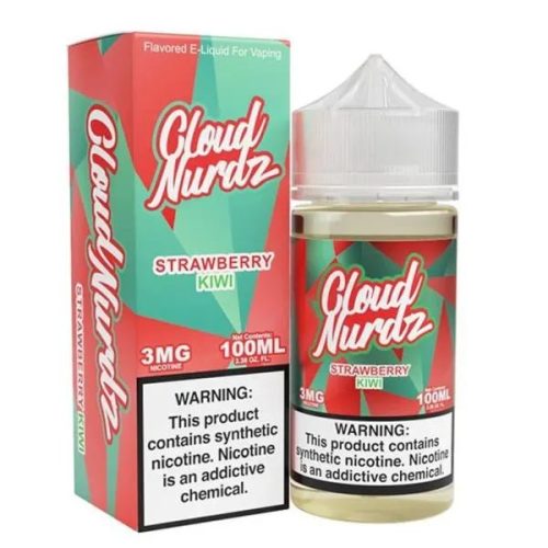 Cloud Nurdz 100mL Cloud Nurdz Premium e-Liquids Strawberry Kiwi / 3mg / 100mL