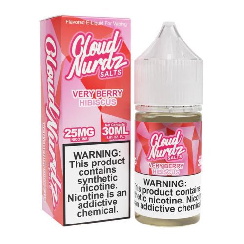 Cloud Nurdz Salt 30mL Cloud Nurdz Nicotine Salt Premiums Very Berry Hibiscus / 25mg