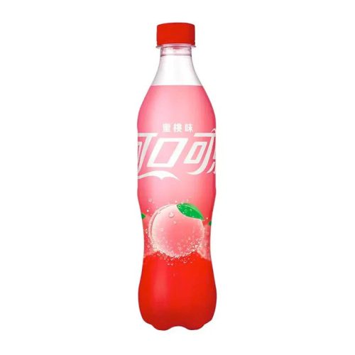 Imported Drinks none Snacks & Beverages Coca Cola Peach 500mL (China)