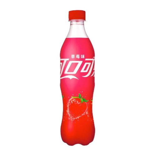 Imported Drinks none Snacks & Beverages Coca Cola Strawberry 500mL (China)