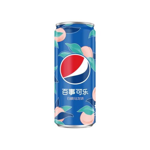 Imported Drinks none Snacks & Beverages Pepsi Oolong Peach 330mL Can (China)