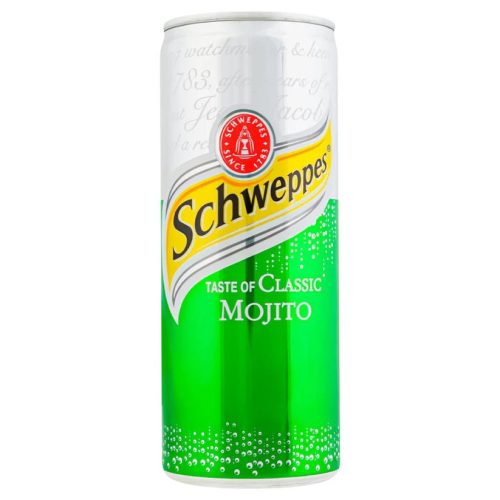 Imported Drinks none Snacks & Beverages Schweppes Mojito 330mL (Serbia)