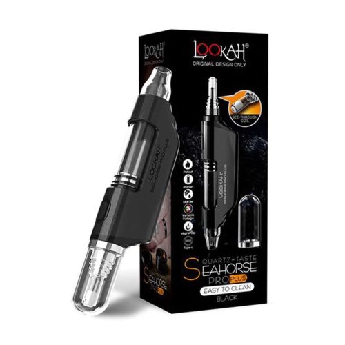 Lookah Seahorse Pro Plus + Lookah Smoking Accessories Black