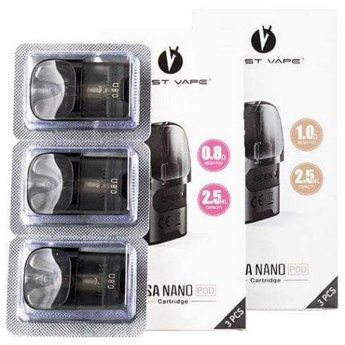 Ursa Pod Cartridge Lost Vape Coils/Pods/Glass 0.8 Ohm (2 Pods)