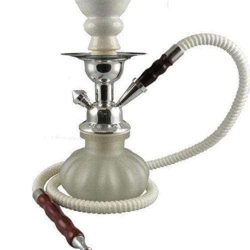 Premium Hookah- 9" Pumpkin Hookah US4011 Premium Hookah Hookah White