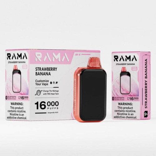 Rama by Yovo 16k 5% Yovo Disposables Strawberry Banana / 16000+ / 5% (50mg)