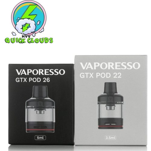 Vaporesso GTX Pod Vaporesso Coils/Pods/Glass Pod 22 / Pack (2 pods)