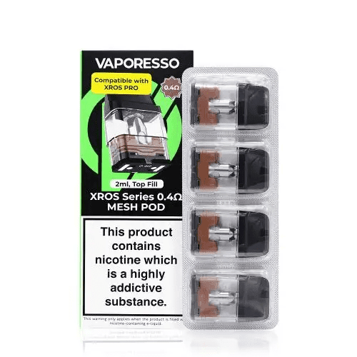 Vaporesso XROS Pod Vaporesso Coils/Pods/Glass 0.4 Ohm Mesh Pod (2ml)