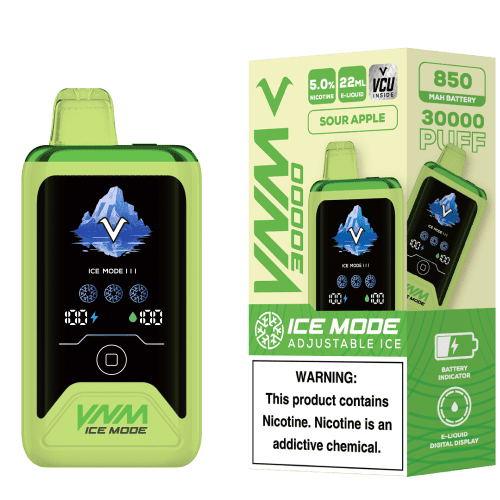 VNM Ice Mode 30k 5% VNM Disposables Sour Apple / 30000+ / 5% (50mg)