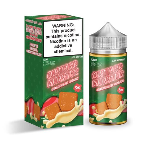 Custard Monster 100mL Monster Labs Premium e-Liquids Gingerbread Crunch / 3mg / 100mL