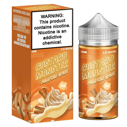 Custard Monster 100mL Monster Labs Premium e-Liquids Pumpkin Spice / 3mg / 100mL