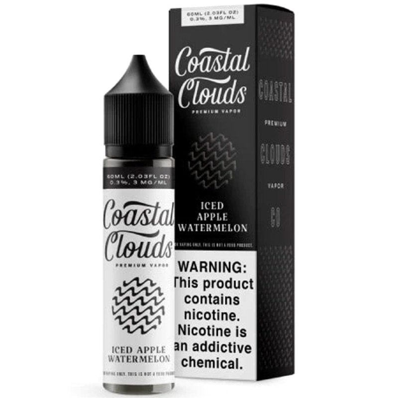 Coastal Clouds ICE 60mL Coastal Clouds Premium e-Liquids Iced Apple Watermelon / 0mg / 60mL