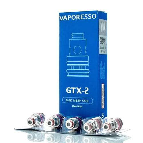 Vaporesso GTX-2 Coil Vaporesso Coils/Pods/Glass GTX-2 0.8ohm (12-20W) / Pack (5 coils)