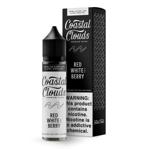 Coastal Clouds fruits 60mL Coastal Clouds Premium e-Liquids Red White and Berry / 0mg / 60mL