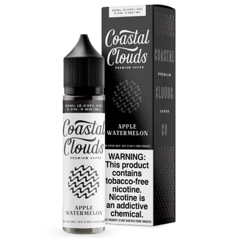 Coastal Clouds fruits 60mL Coastal Clouds Premium e-Liquids Apple Watermelon Coastal Clouds / 0mg / 60mL