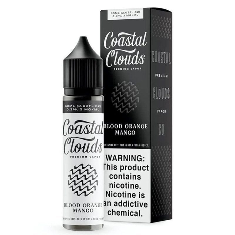 Coastal Clouds fruits 60mL Coastal Clouds Premium e-Liquids Blood Orange Mango Snow Cone Coastal Clouds / 3mg / 60mL