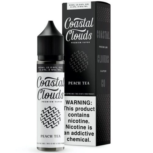 Coastal Clouds fruits 60mL Coastal Clouds Premium e-Liquids Peach Tea Coastal Clouds / 3mg / 60mL