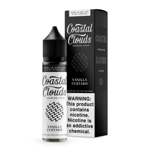 Coastal Clouds desserts 60mL Coastal Clouds Premium e-Liquids Vanilla Custard Coastal Clouds / 0mg / 60mL