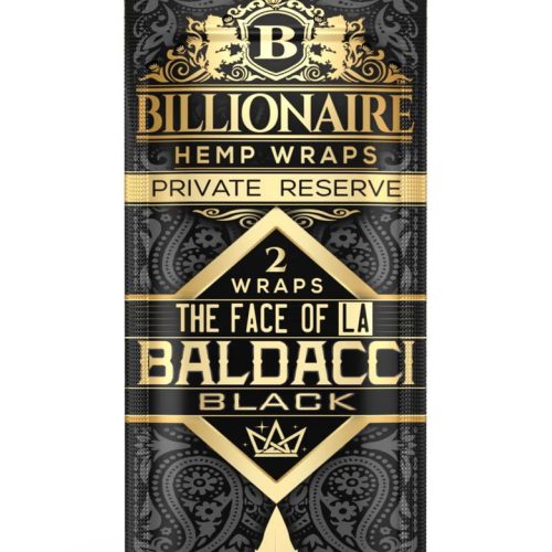 Billionaire Hemp Wraps Billionaire Hemp Wraps Smoking Accessories Baldacci Black