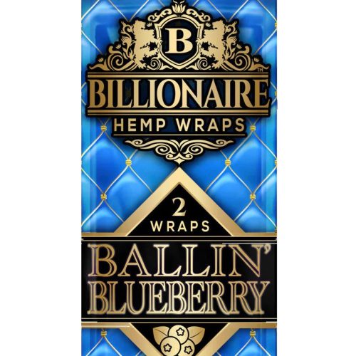 Billionaire Hemp Wraps Billionaire Hemp Wraps Smoking Accessories Ballin Blueberry