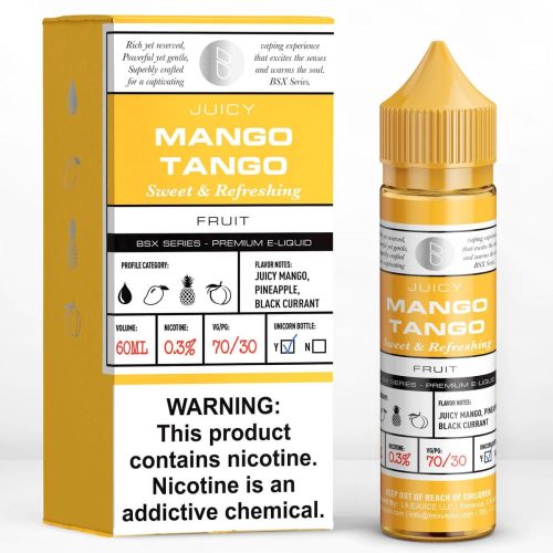 Basix Series by Glas 60mL Basix Series Premium e-Liquids Mango Tango / 3mg / 60mL