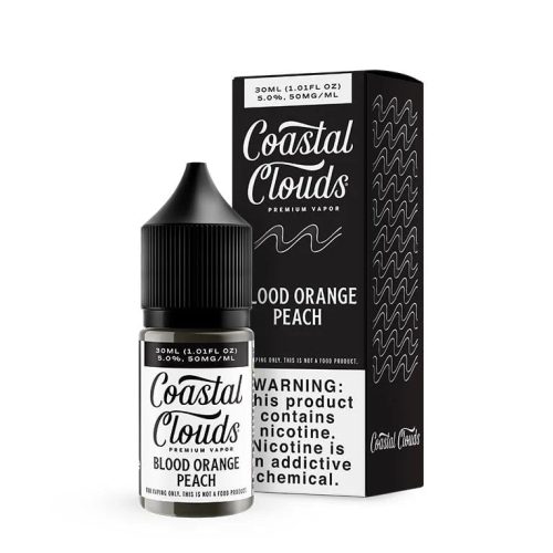 Coastal Clouds Salts 30mL Coastal Clouds Nicotine Salt Premiums Blood Orange Peach / 35mg