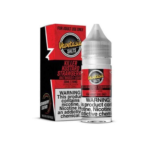 Vapetasia Salts 30mL Vapetasia Nicotine Salt Premiums Killer Kustard Strawberry / 24mg