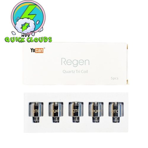 Yocan Regen Coil Yocan Coils/Pods/Glass Pack (5 Quartz Tri Coils)